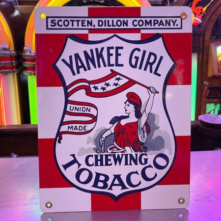 Yankee Girl Chewing Tobacco Emaille Bord - 31 x 23cm | The Dutch Pickers