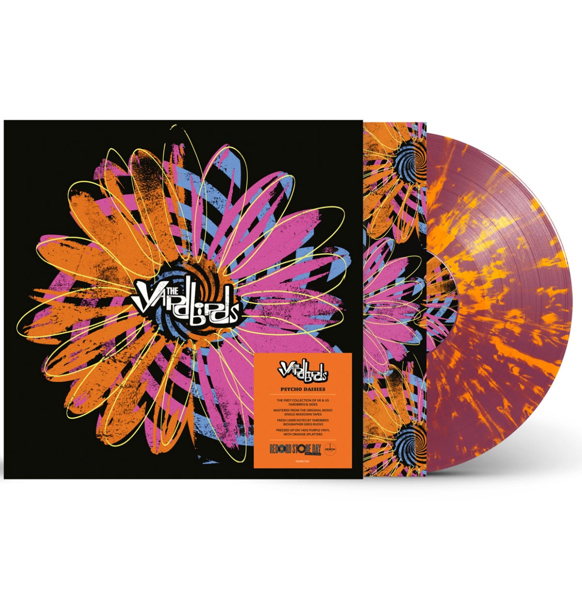 Yardbirds - Psycho Daisies: The Complete B-Sides (Paars/ Oranje Vinyl) (Record Store Day 2024) (LP) | Fiftiesstore