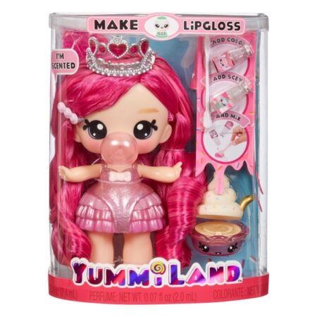 Yummiland Large Doll + Lipgloss Pet Bianca Bubblegum | MGA