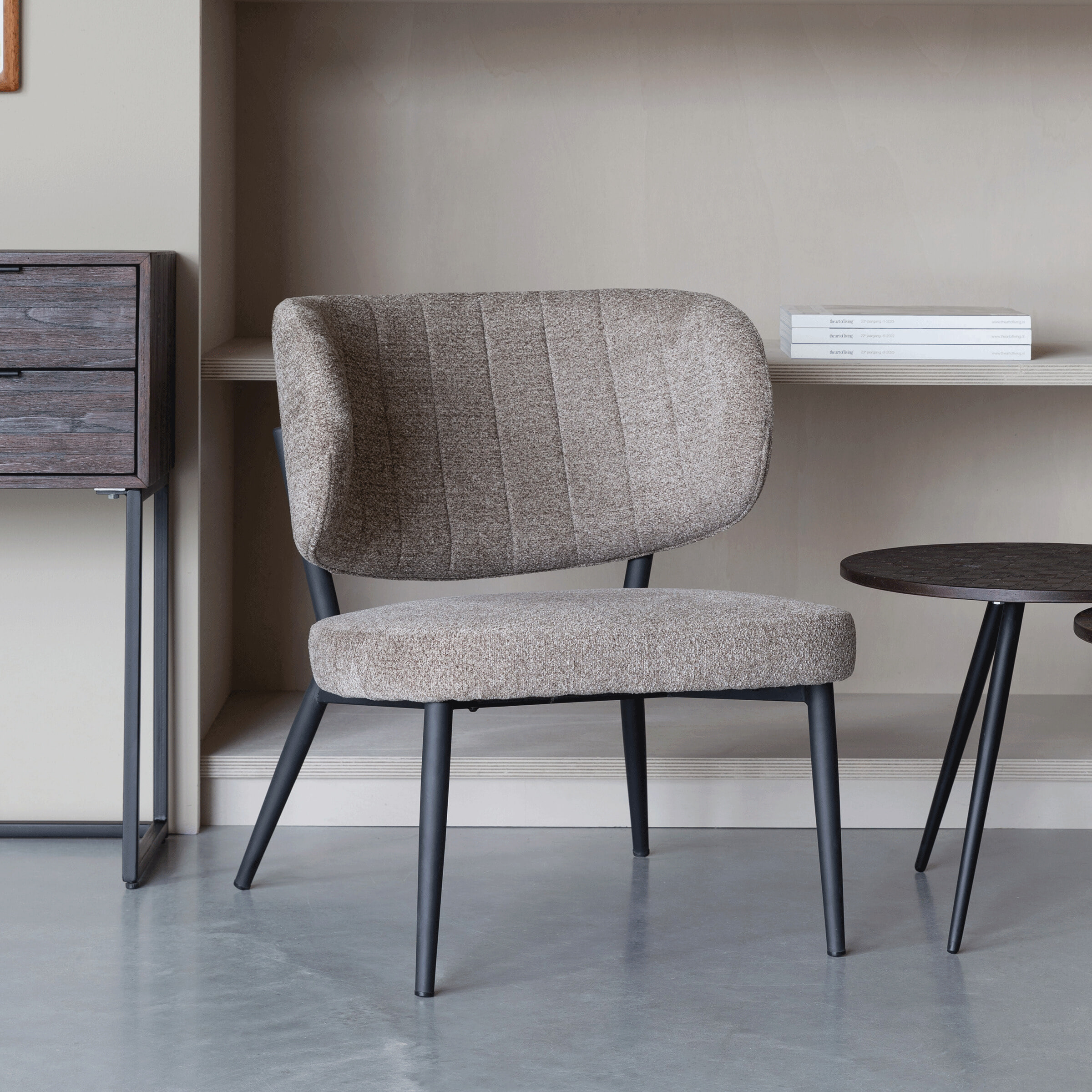 ZILT Fauteuil 'Ondrea' kleur Bruin | ZILT