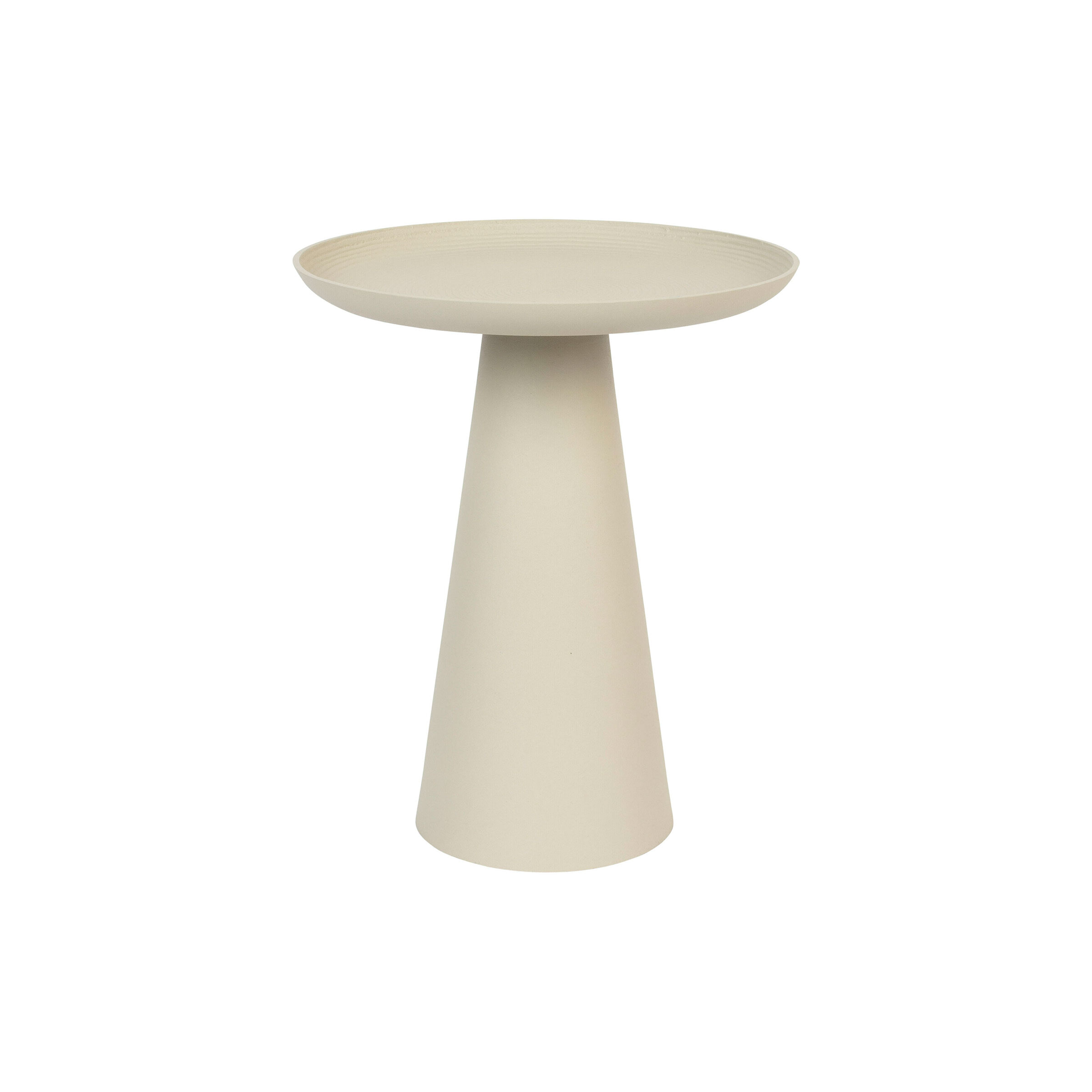 ZILT Ronde Bijzettafel 'Lassi' kleur Ivory