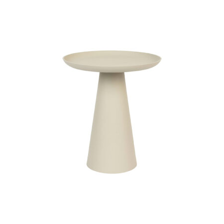 ZILT Ronde Bijzettafel 'Lassi' kleur Ivory