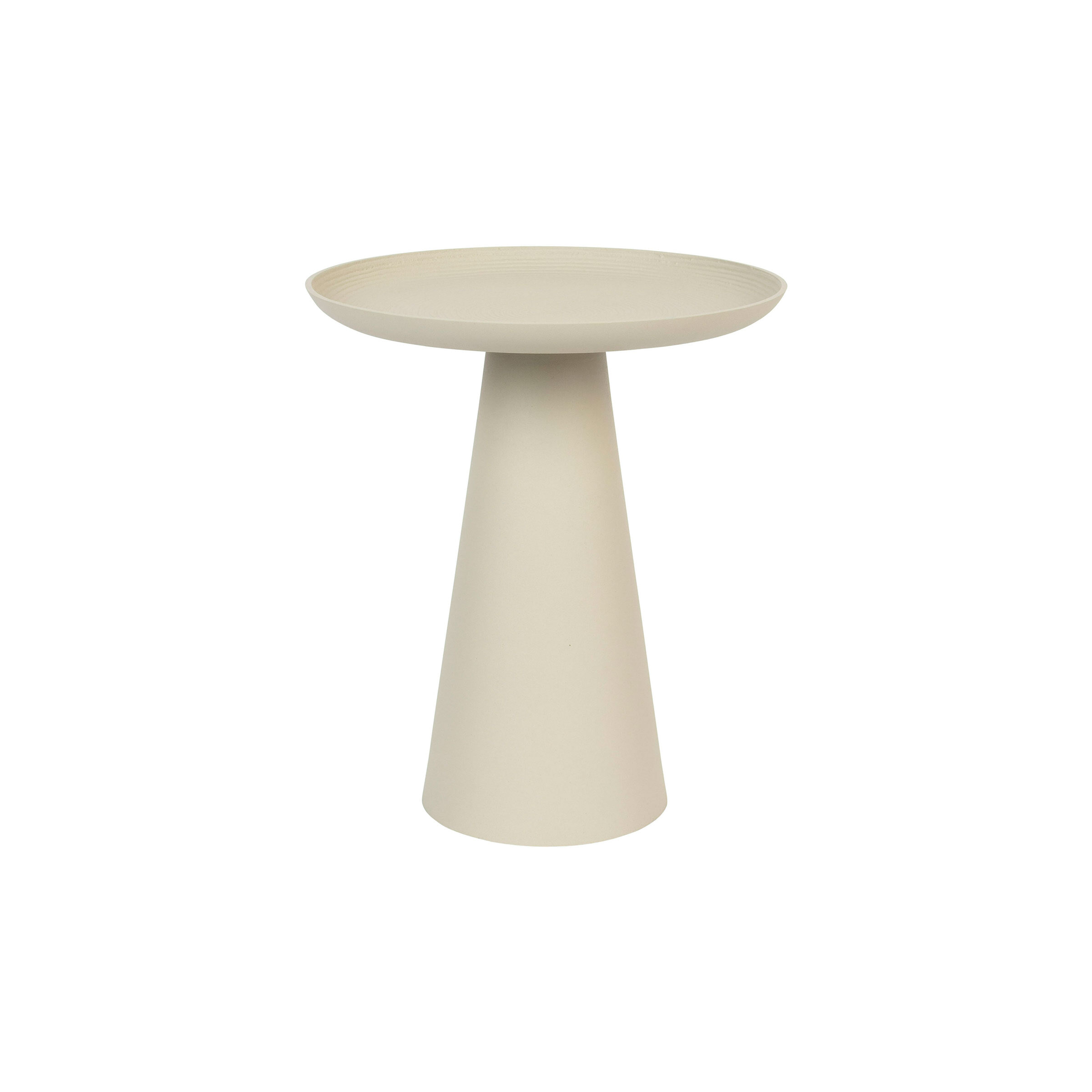 ZILT Ronde Bijzettafel 'Lassi' kleur Ivory