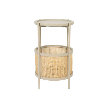 ZILT Ronde Bijzettafel 'Maddie' Rotan