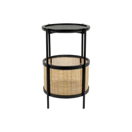 ZILT Ronde Bijzettafel 'Maddie' Rotan