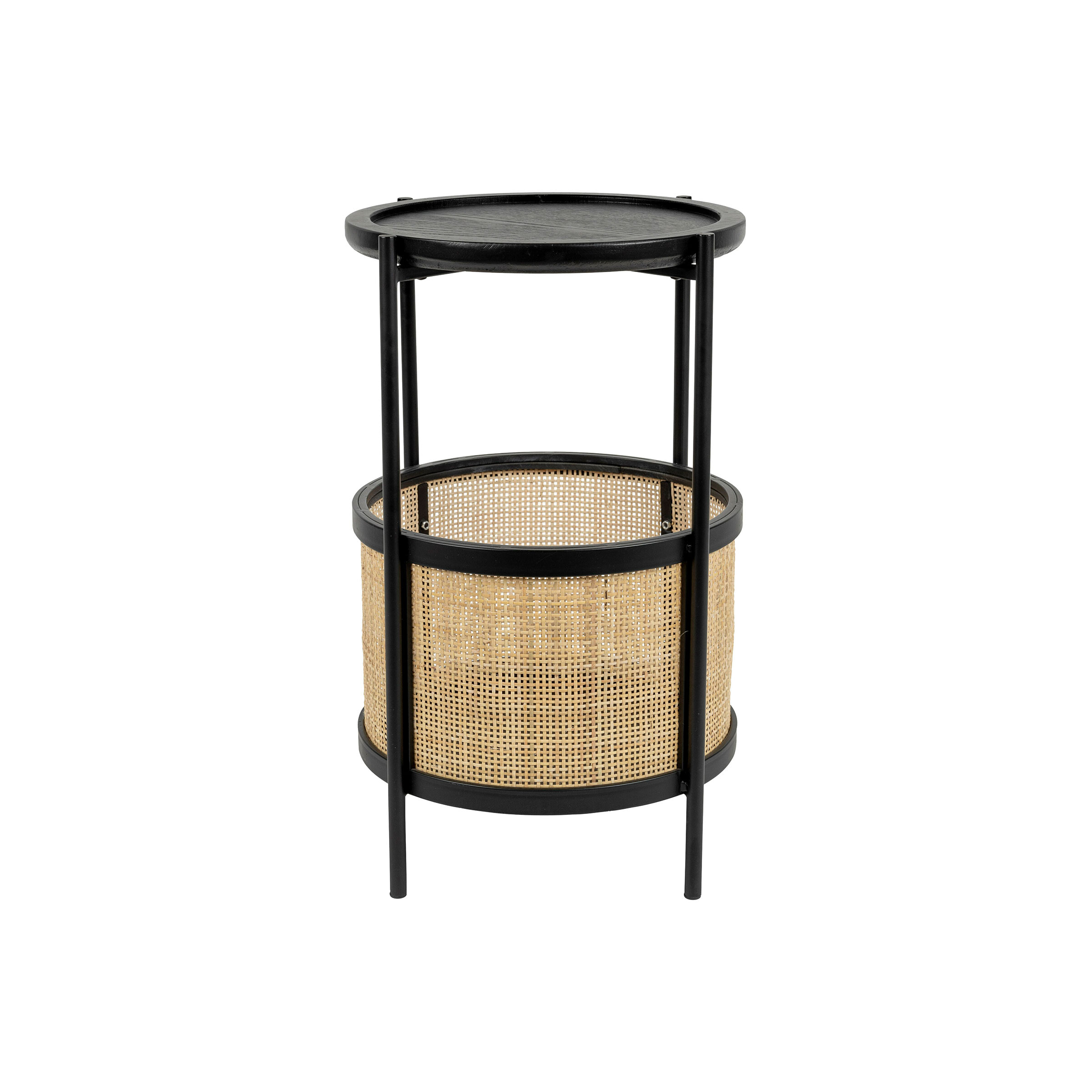 ZILT Ronde Bijzettafel 'Maddie' Rotan