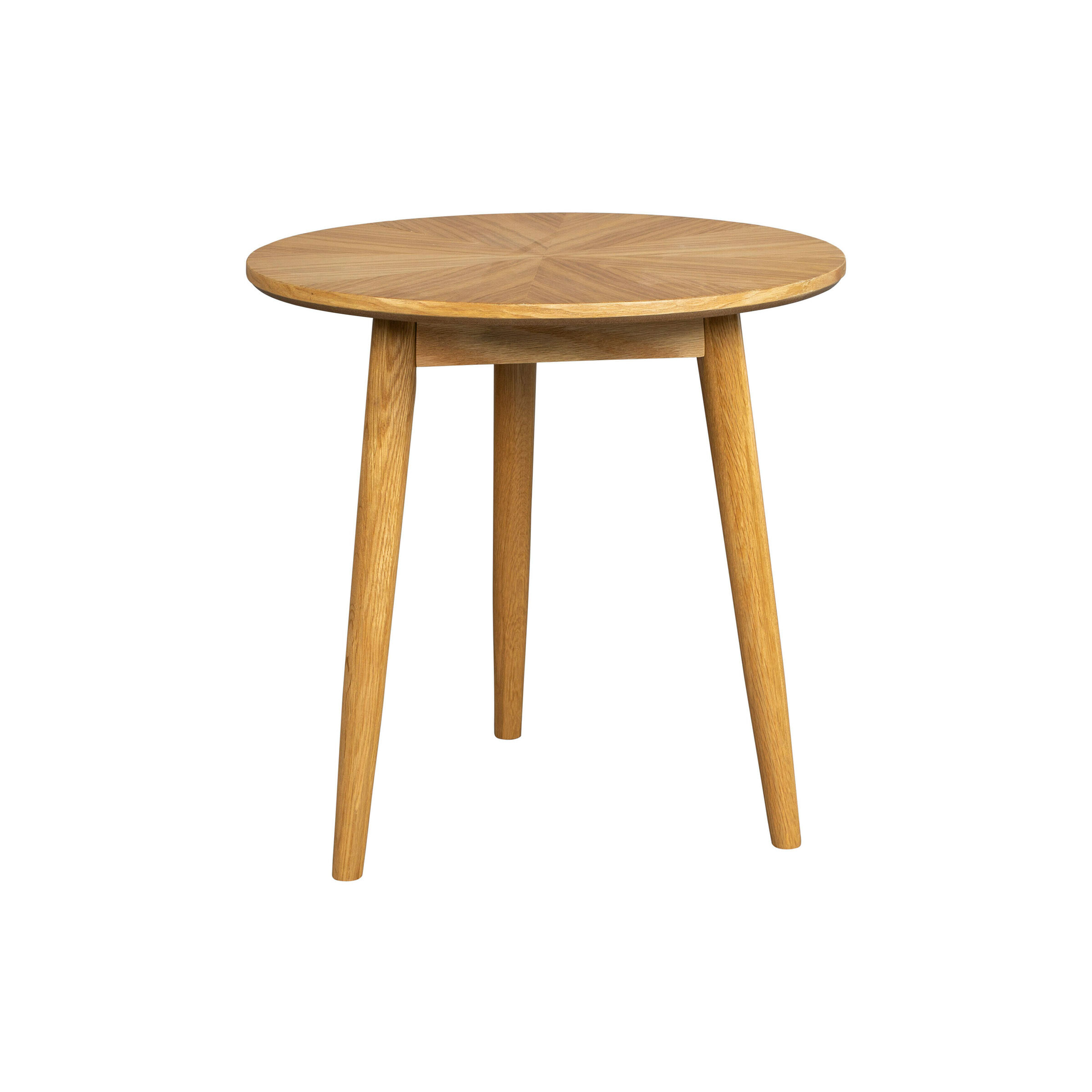 ZILT Ronde Bijzettafel 'Memo' Eikenhout