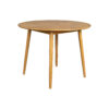 ZILT Ronde Eettafel 'Memo' Eikenhout