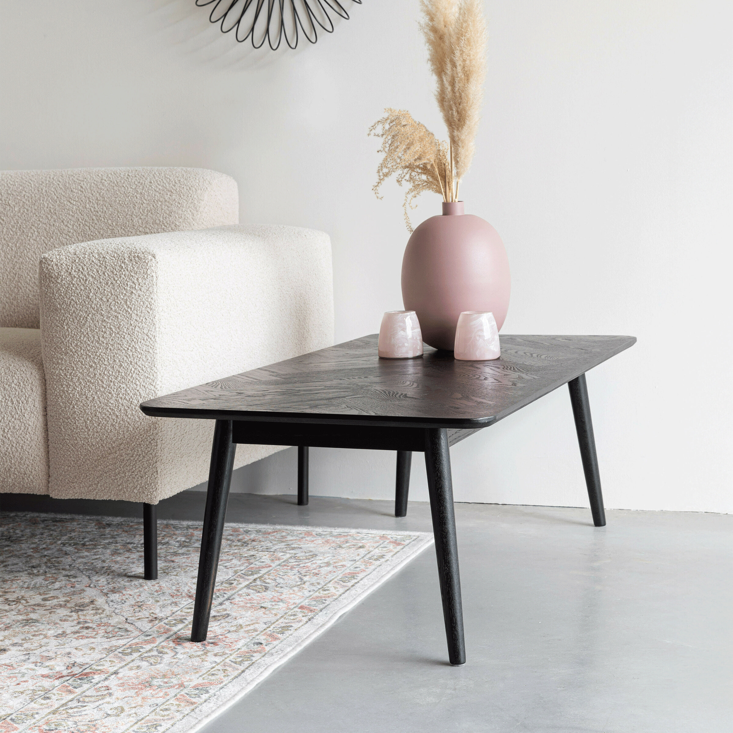 ZILT Salontafel 'Hany' Essenhout Visgraat