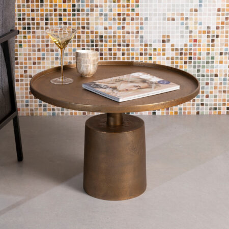 ZILT Salontafel 'Margriet' kleur Antique Brass | ZILT