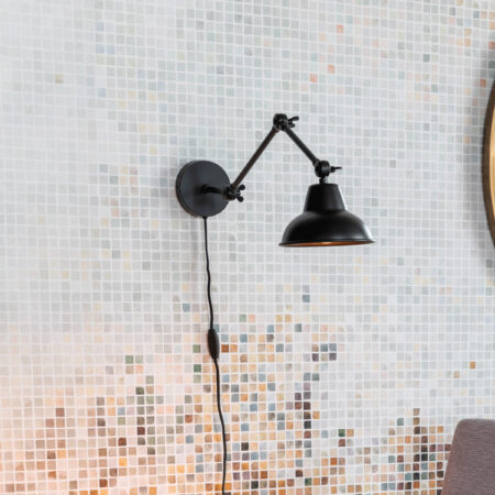 ZILT Wandlamp 'Vardon' kleur Zwart | ZILT
