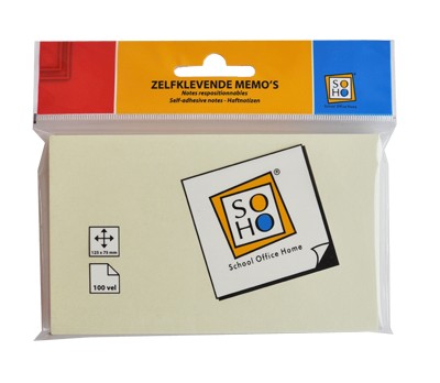 Zelfklevende memo's 125*75 |
