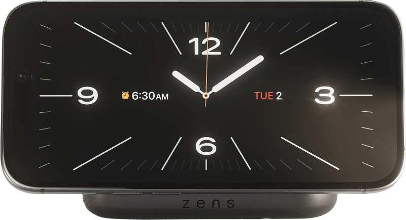 Zens MagSafe en Qi2 Draadloze Oplader 15W met Standaard Zwart