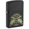Zippo Aansteker Barber Shop Cut & Shave - Crackle Zwart | Zippo