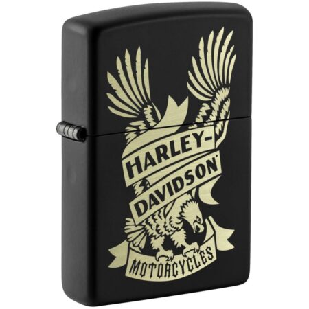 Zippo Aansteker Harley-Davidson Design Zwart | Harley-Davidson