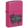 Zippo Aansteker Harley-Davidson Frequency - Roze | Harley-Davidson