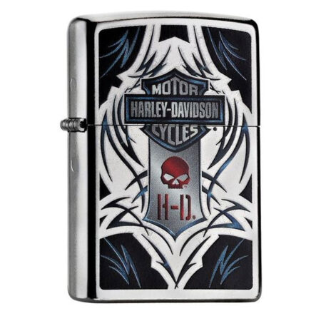 Zippo Aansteker Harley-Davidson Gothic Style Schedel | Harley-Davidson