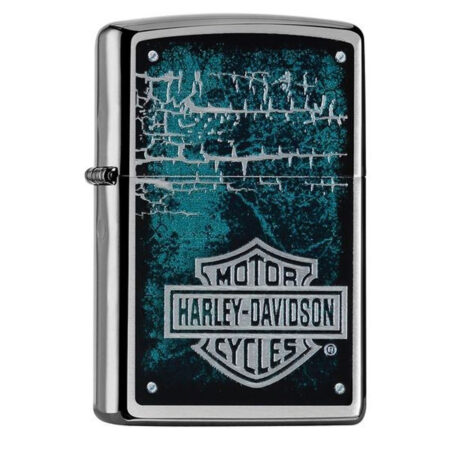 Zippo Aansteker Harley-Davidson Logo Blauw | Harley-Davidson