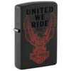Zippo Aansteker Harley-Davidson United We Ride Rode Adelaar | Harley-Davidson
