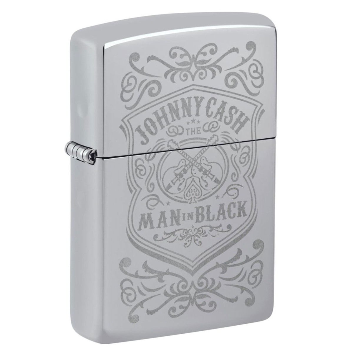 Zippo Aansteker Johnny Cash Man In Black - Zilver | Zippo