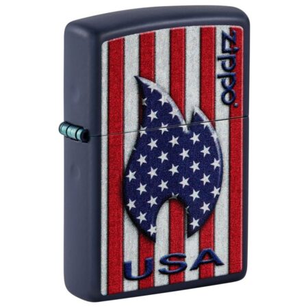 Zippo Aansteker Patriottische vlam | Zippo