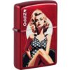 Zippo Aansteker Pin-upgirl In Polka Jurk | Zippo