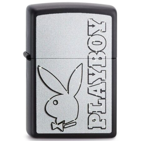 Zippo Aansteker Playboy Logo Grijs/Zwart | Zippo