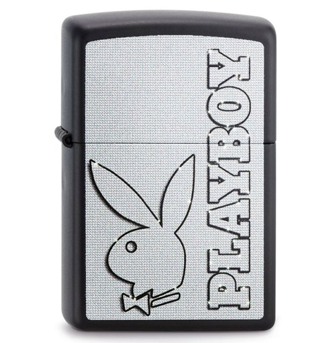 Zippo Aansteker Playboy Logo Grijs/Zwart | Zippo