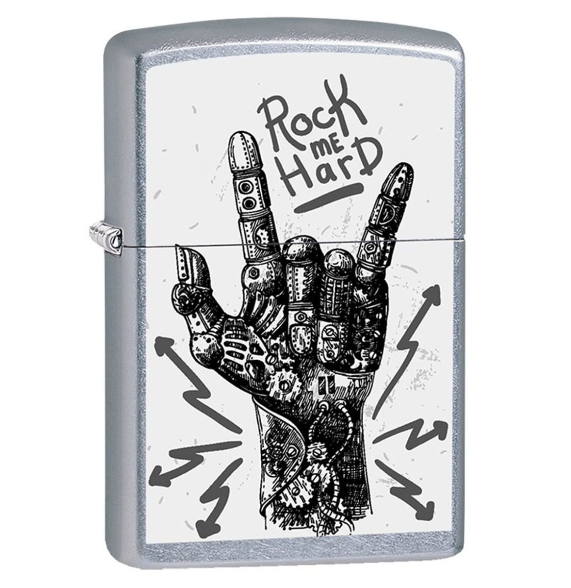 Zippo Aansteker Rock Me Hard Hand | Zippo