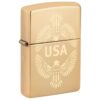 Zippo Lighter USA Adelaar - Goud | Zippo