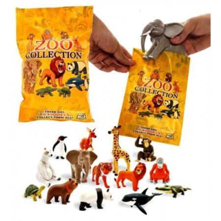 Zoo Animals 8-16cm Blindbag 15x24cm |