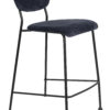 Zuiver Barstoel 'Benson' Ribstof (zithoogte 65cm) | Zuiver