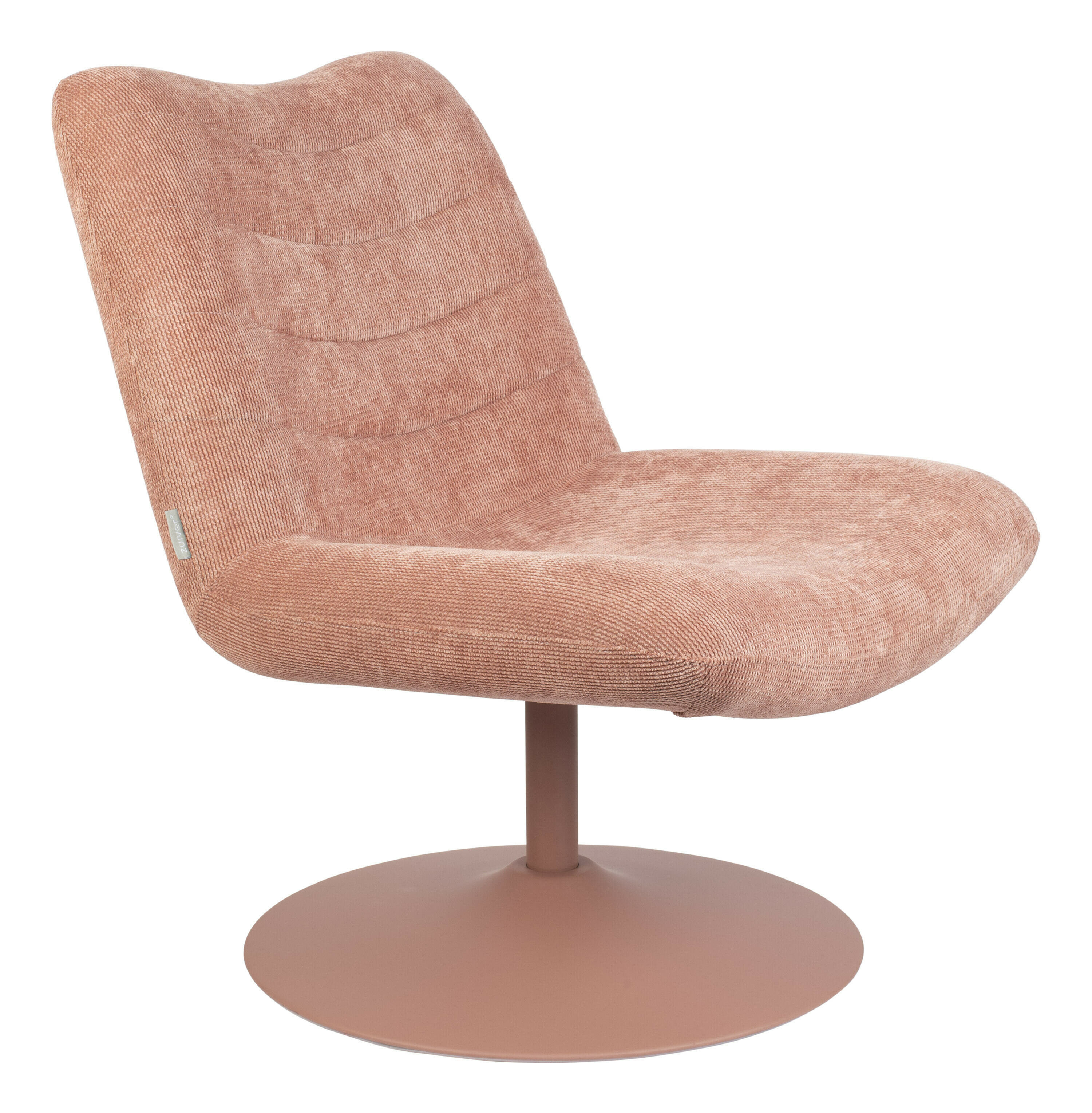 Zuiver Draaibare Fauteuil 'Bubba' kleur Roze | Zuiver