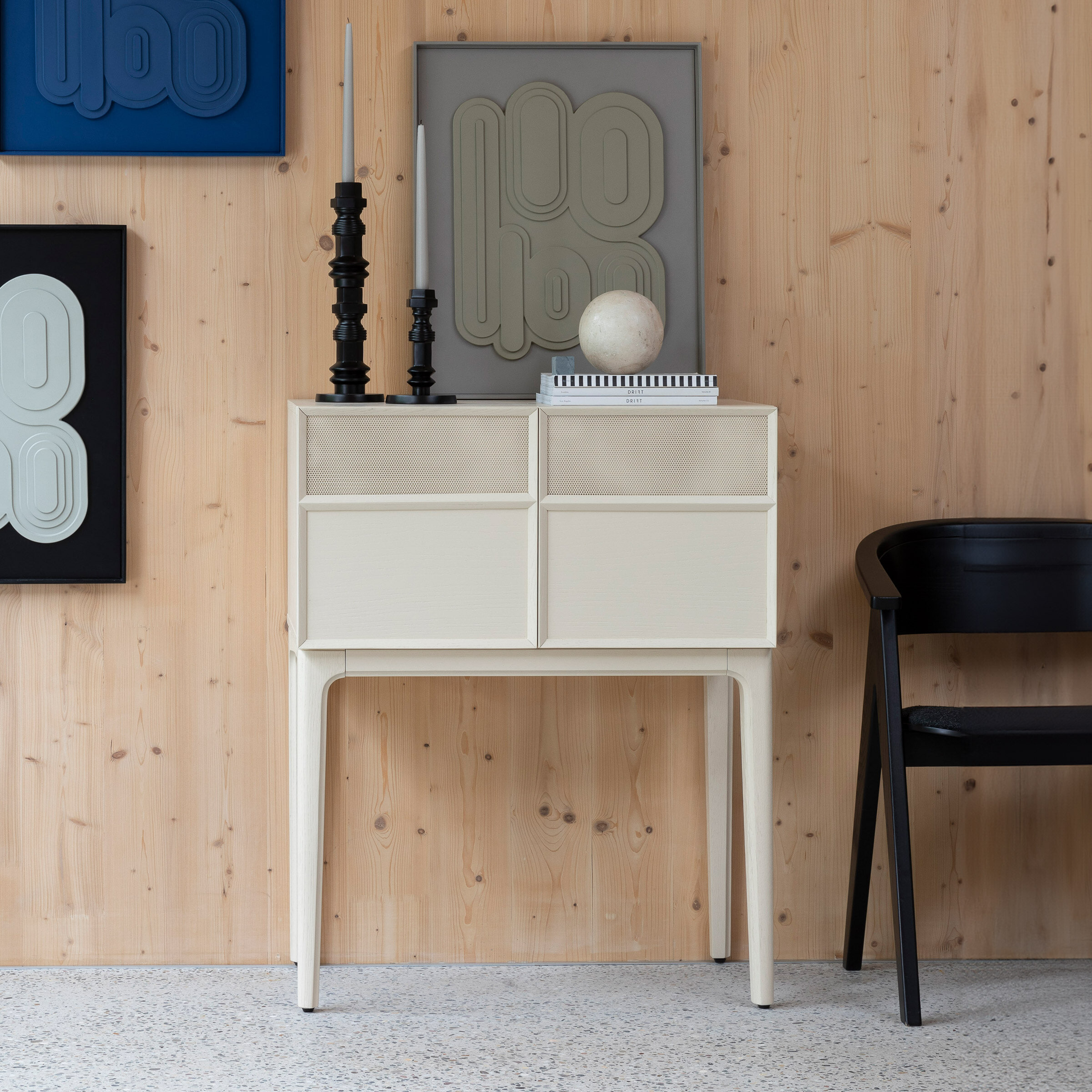Zuiver Dressoir 'June' Eikenhout en metaal