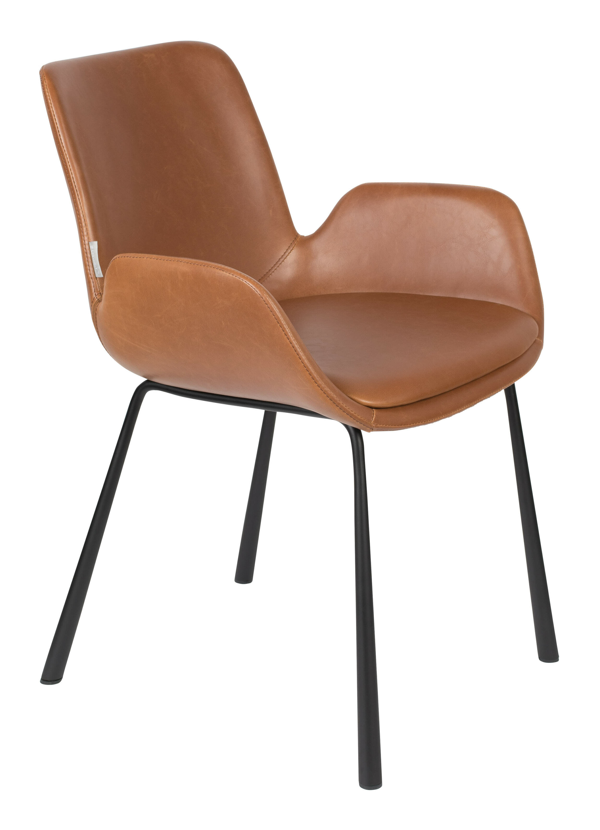 Zuiver Eetkamerstoel 'Brit' PU leder | Zuiver