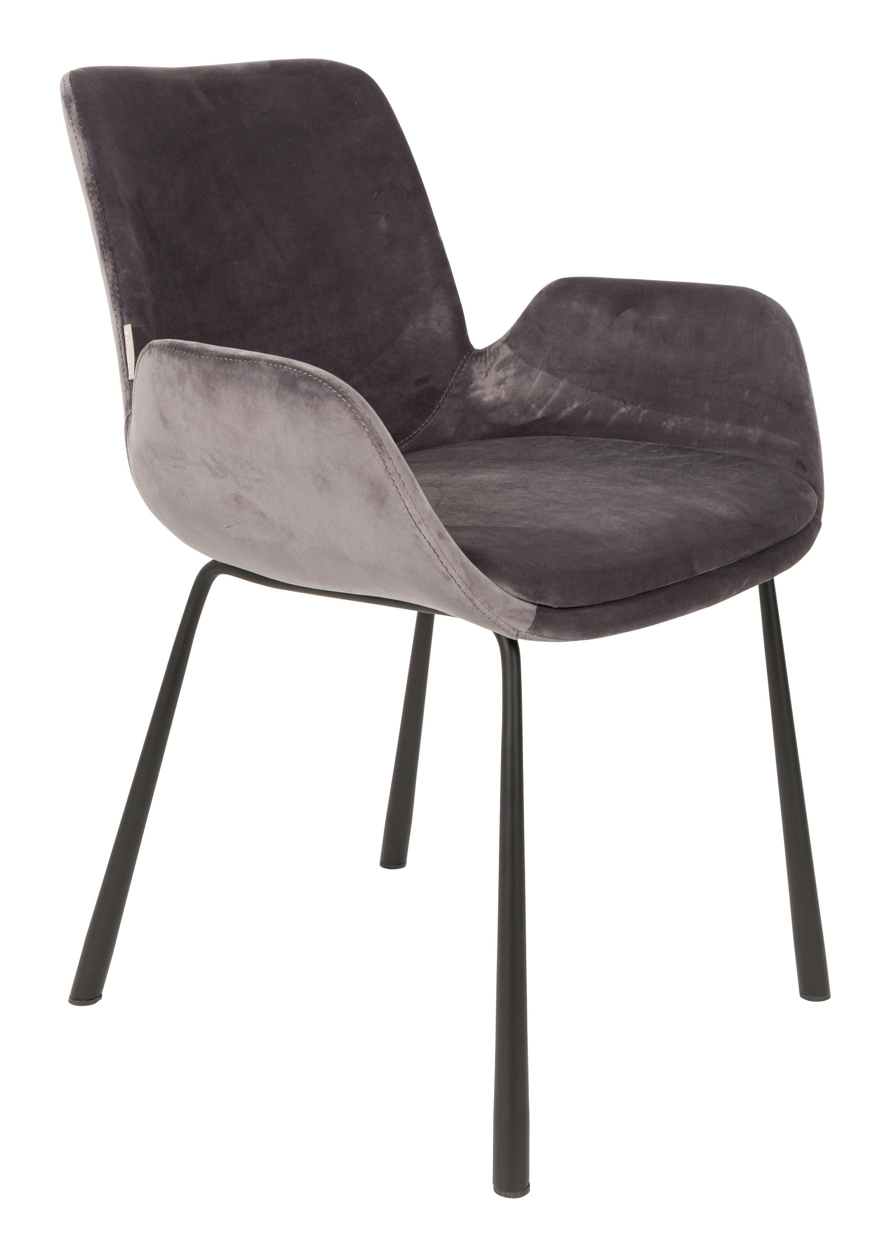 Zuiver Eetkamerstoel 'Brit' Velvet | Zuiver