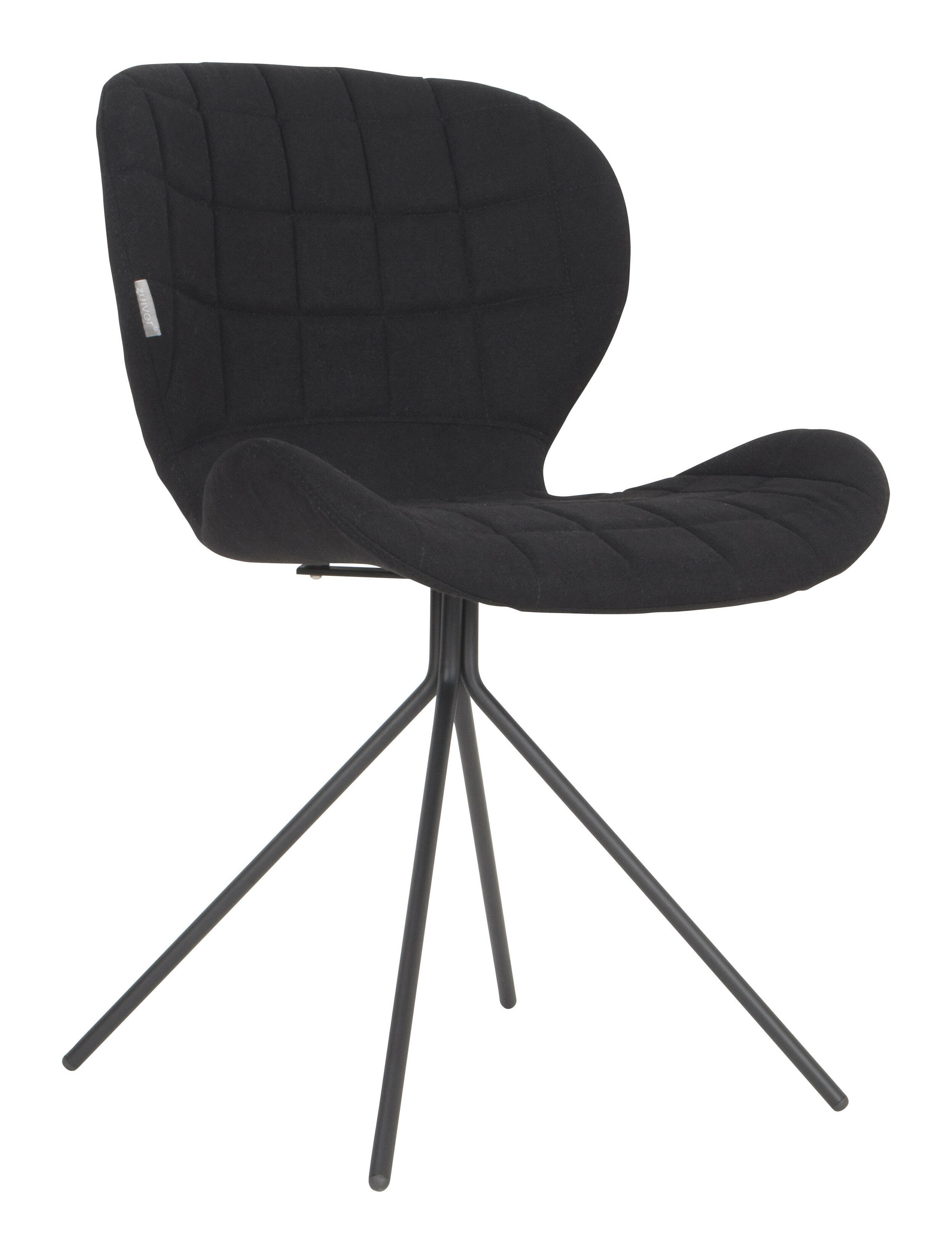 Zuiver Eetkamerstoel 'OMG' kleur Zwart | Zuiver