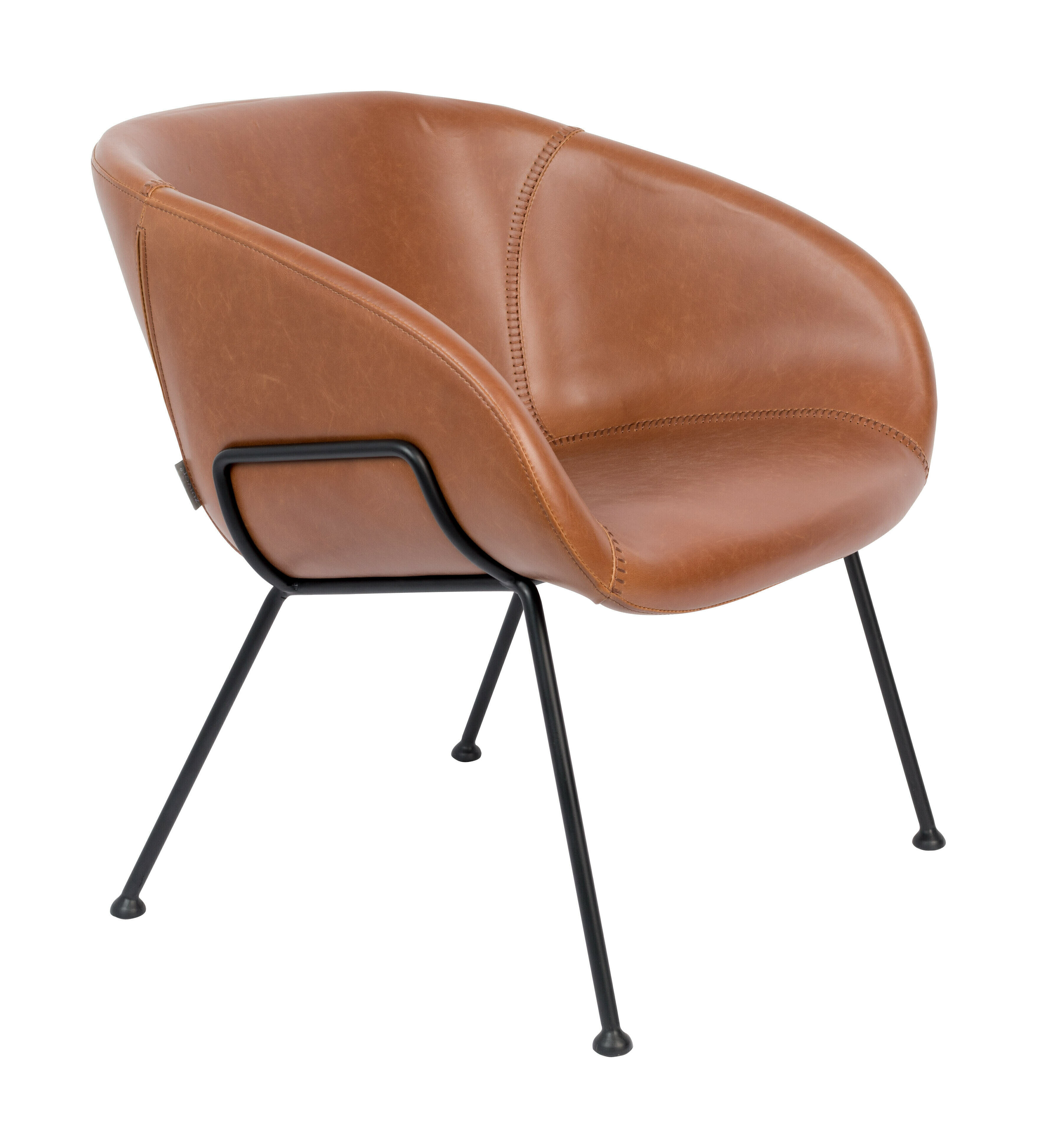 Zuiver Fauteuil 'Feston' PU leder | Zuiver