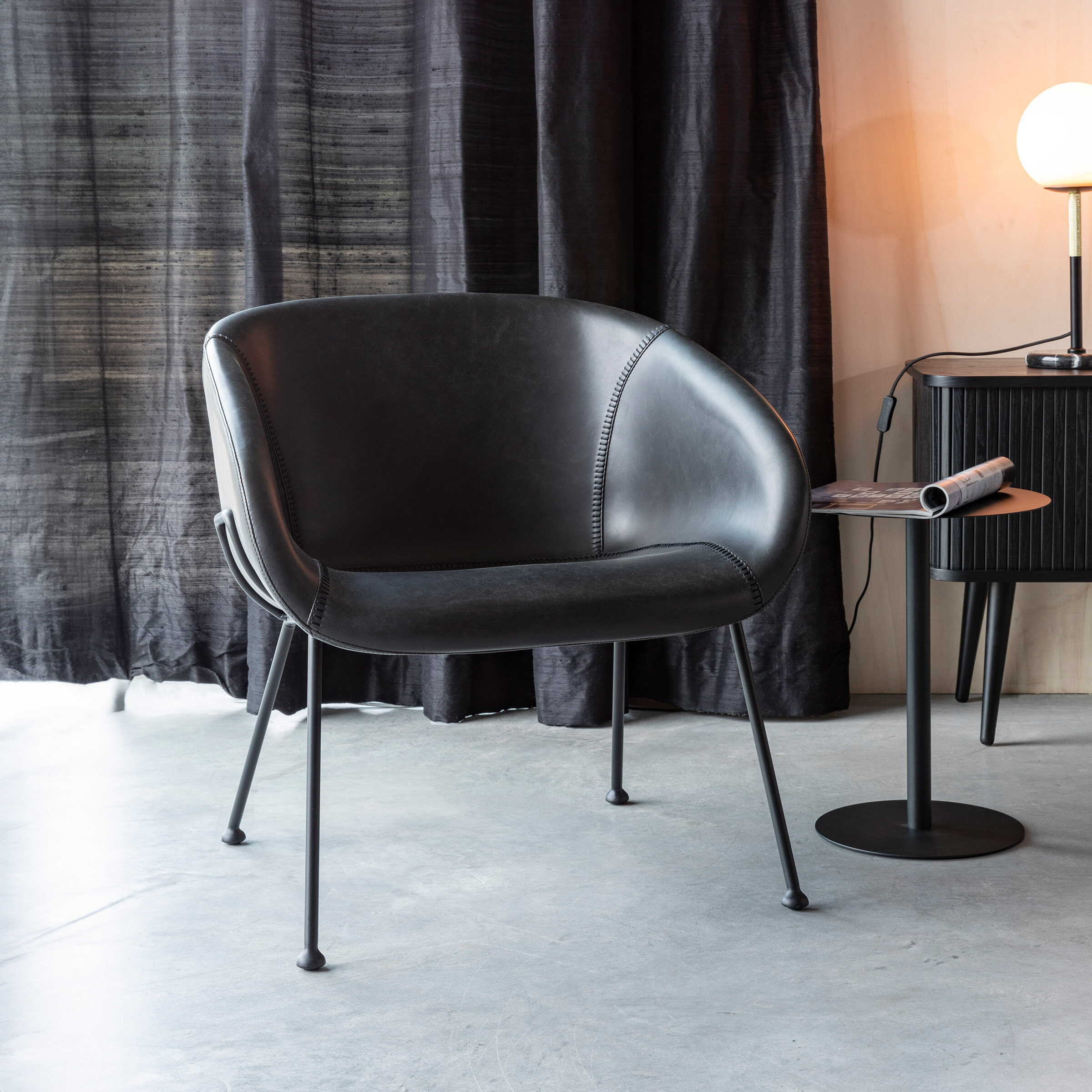 Zuiver Fauteuil 'Feston' PU leer