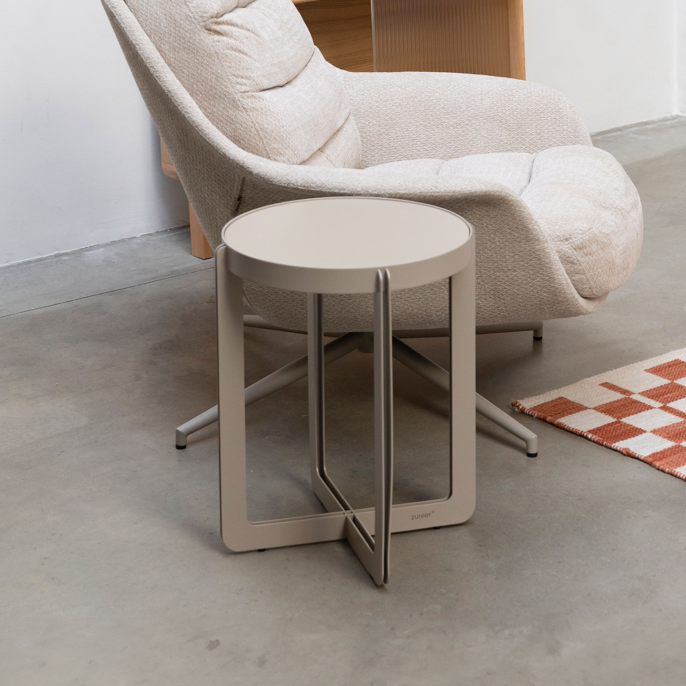 Zuiver Ronde Bijzettafel 'Centre' 43cm