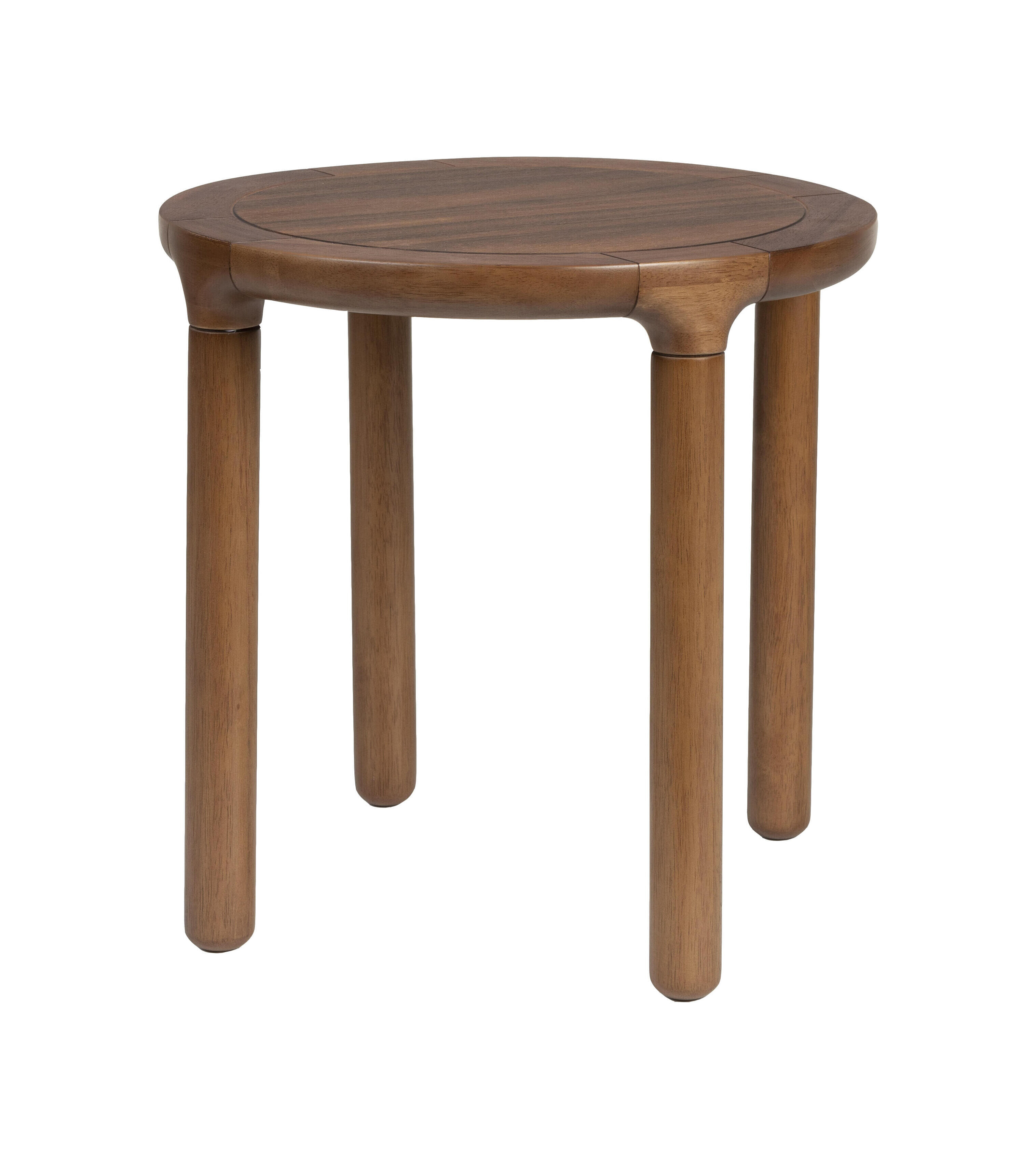 Zuiver Ronde Bijzettafel 'Storm' Eikenhout