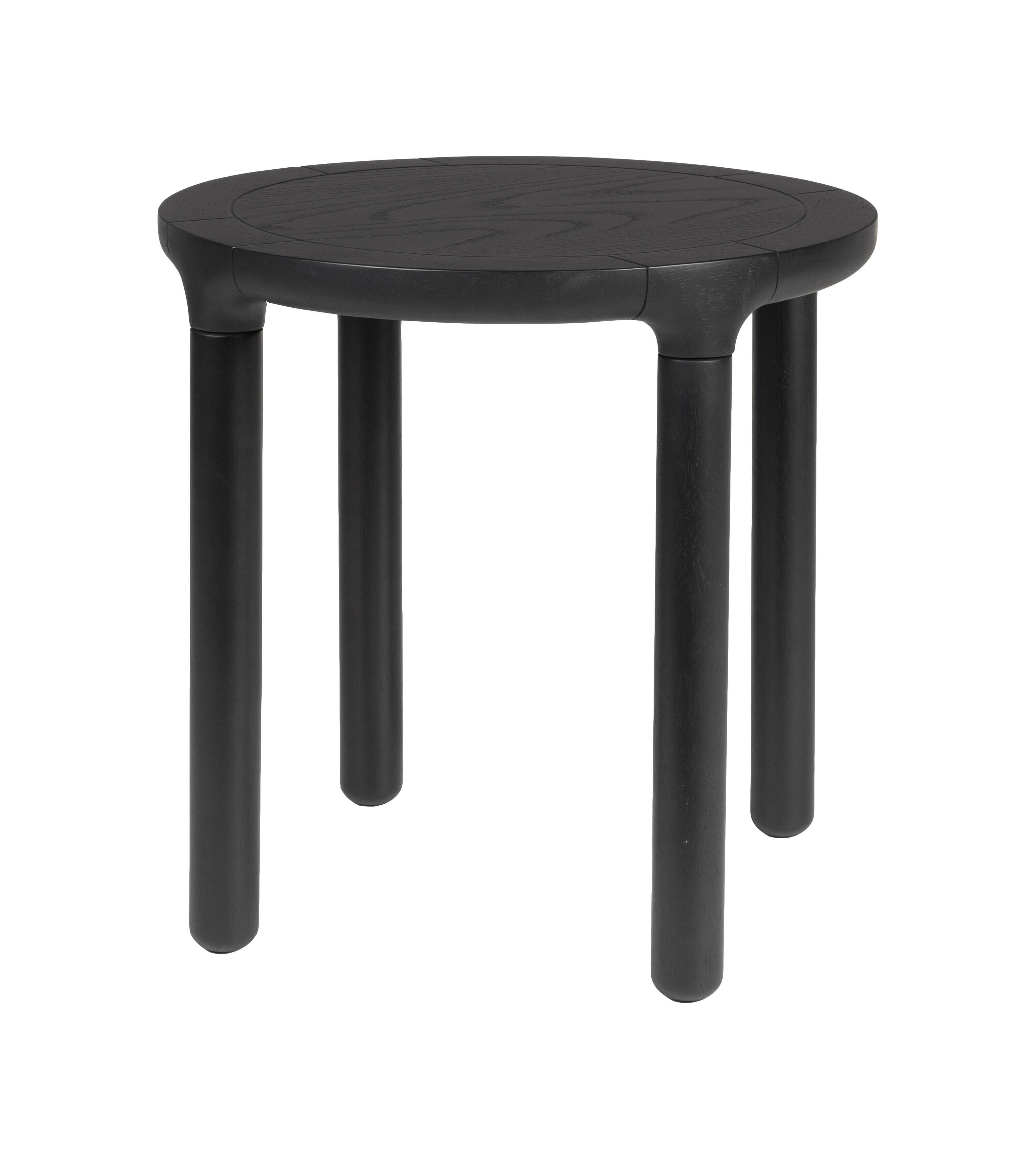 Zuiver Ronde Bijzettafel 'Storm' Eikenhout