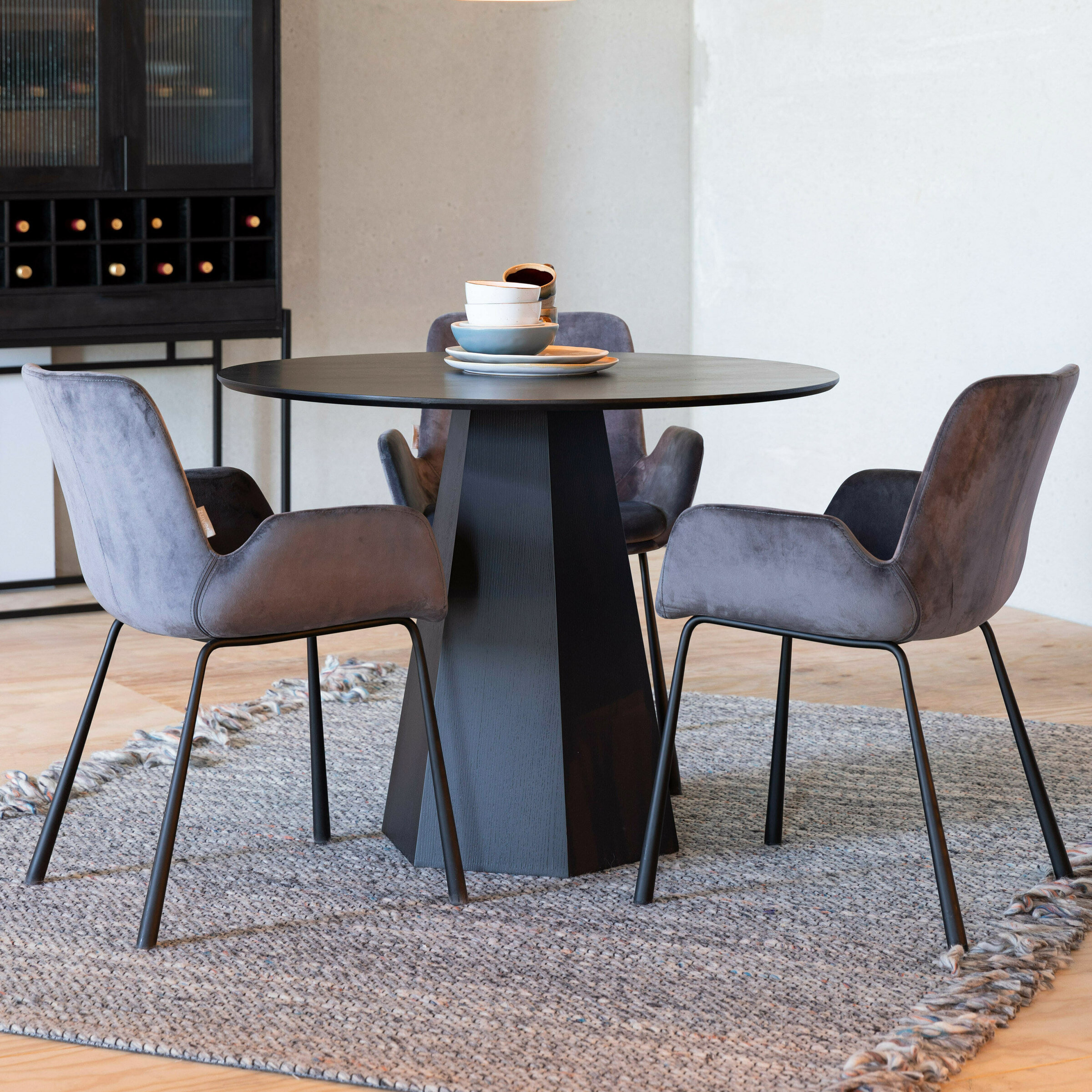 Zuiver Ronde Eettafel 'Pilar' Essenhout