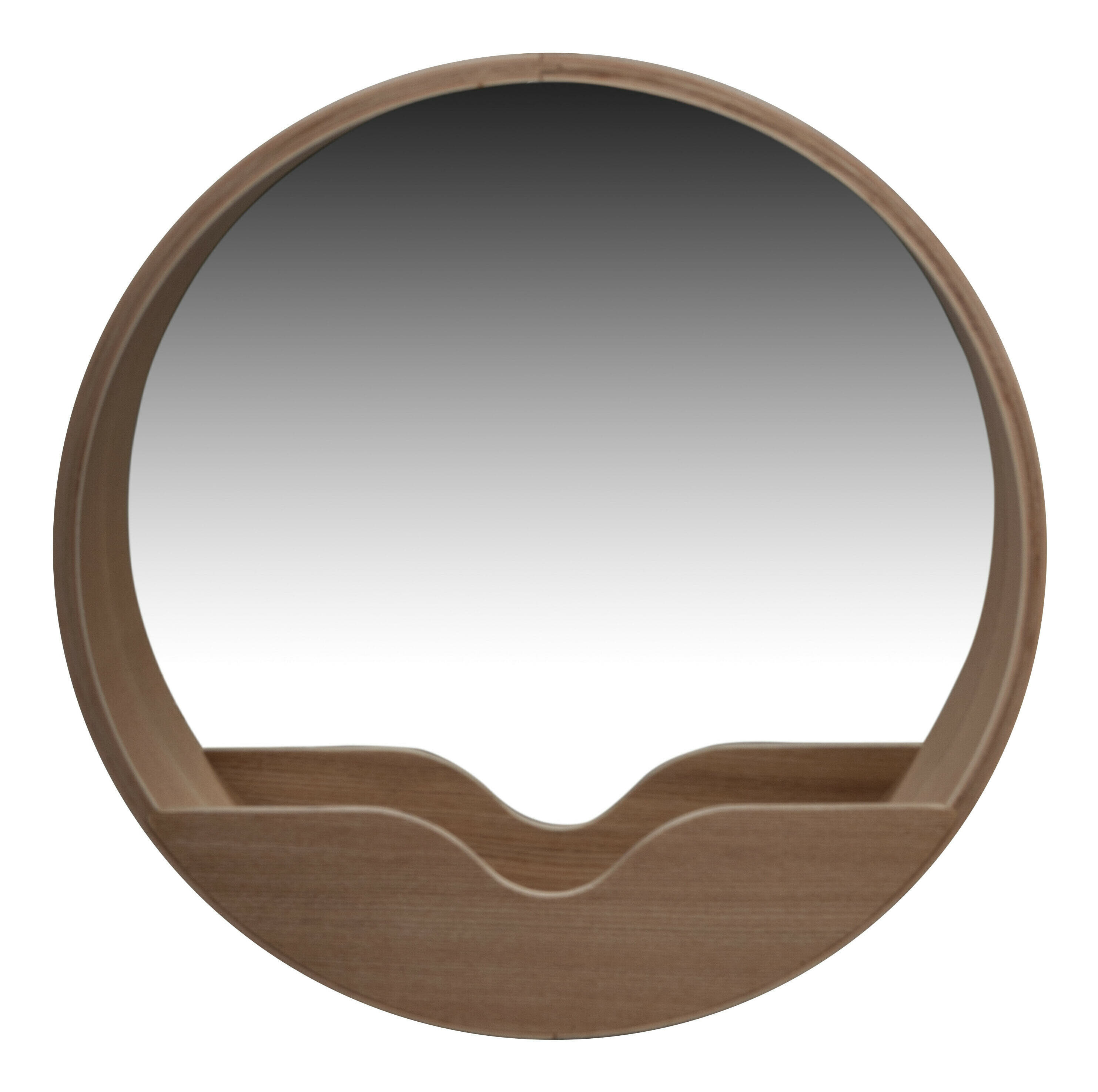 Zuiver Ronde Spiegel 'Round Wall' Eiken