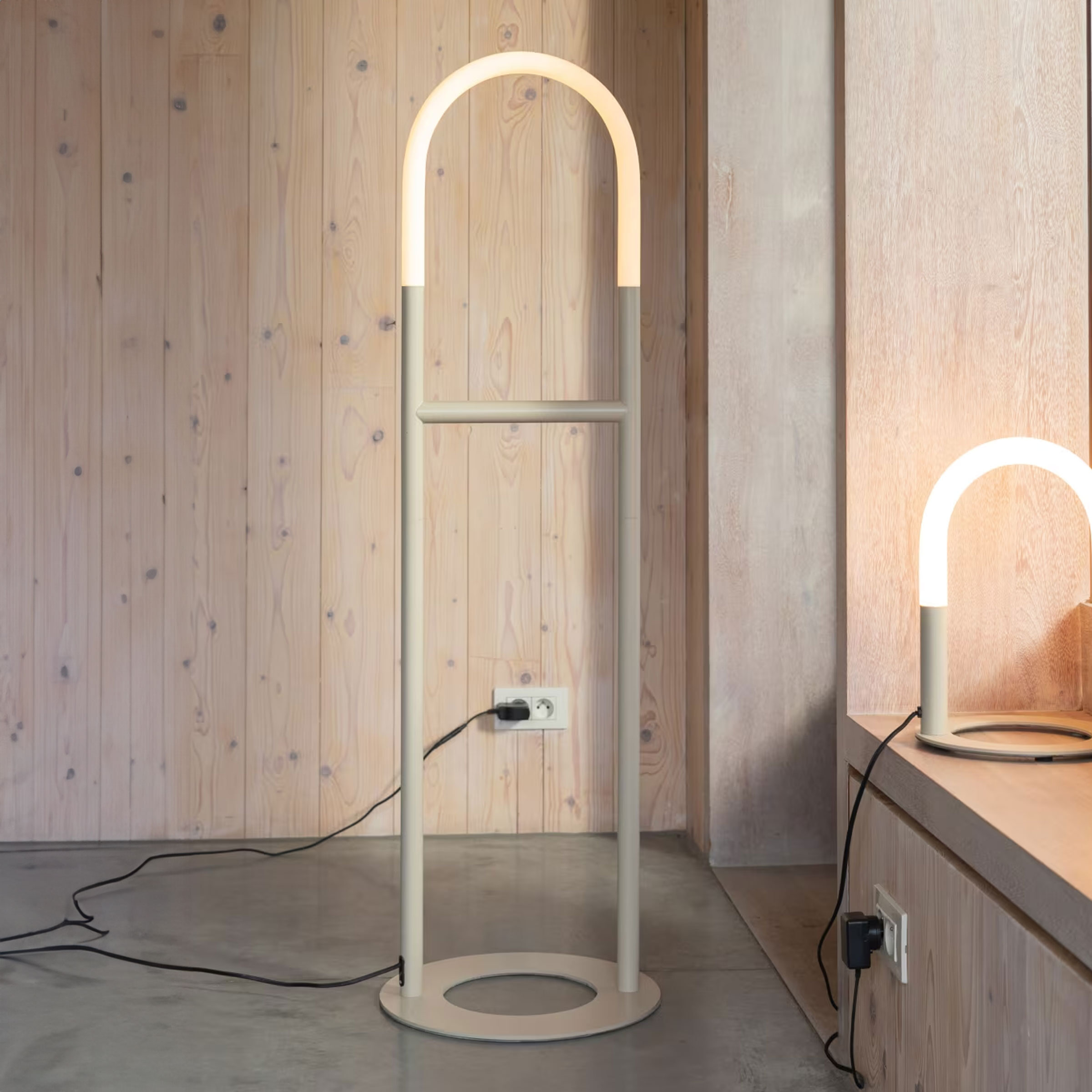 Zuiver Vloerlamp 'Arch' 135cm