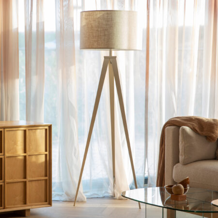 Zuiver Vloerlamp 'Tripod' 157cm