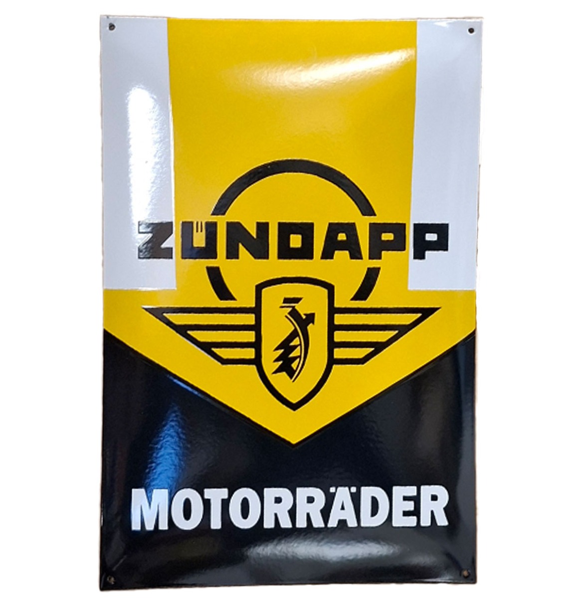 Zundapp Motorrader Emaille Bord - 60 x 40cm | Fiftiesstore