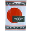 Zundapp Service Emaille Bord - 60 x 40cm | Fiftiesstore
