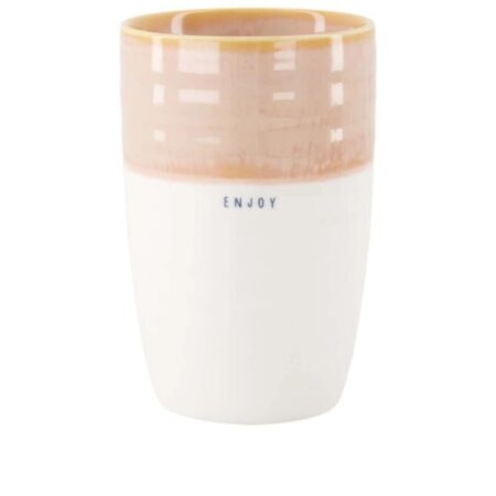 Zusss Mok L Enjoy Wit/roze | Zusss