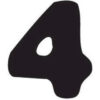 abc cijfer 4 | Thule Yepp